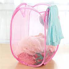 Ropeless hamper bags flip closed for a convenient way to keep bag's contents securely contained. Laundry Bag Pop Up Mesh Washing Foldable Laundry Basket Bag Bin Hamper Storage Laundry Baskets Aliexpress