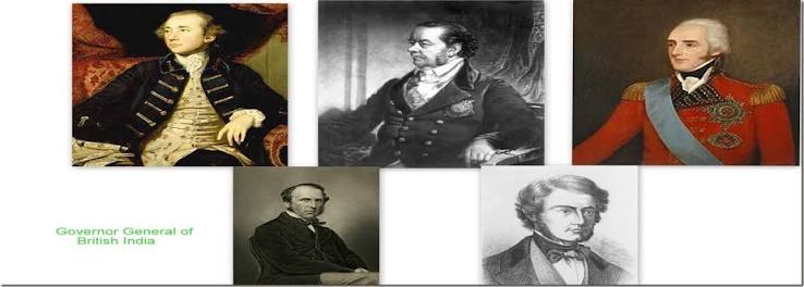 Governors- General of British India | Aspirant Forum