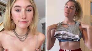 A woman on TikTok is claiming that her big breasts are causing her problems  | news.com.au — Australia's leading news site