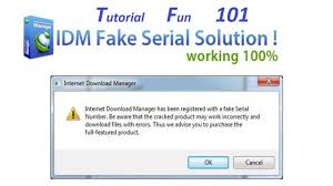 Internet Download Manager Fake Serial Fix Idm Fake Serial Fix 100 Working With Proof Serial Management Download