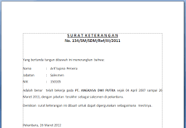 Surat pernyataan diperlukan untuk keadaan tertentu seperti melamar pekerjaan. Contoh Surat Keterangan Tidak Bekerja Lagi Diperusahaan Contoh Surat