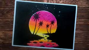 Cara gambar pemandangan dengan krayon hasil gambar nya keren dan menarik. Pin Di Siluet Pantai Yang Indah