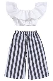 Striped Pants Set For Baby Toddler Girls Kids Clothes Diy Kids Outfits Girls Baby Girl Pants