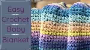 A thick pattern that has stripes based on. Easy Baby Blanket For Absolute Beginners The Essentials Baby Blanket Sleep Baby Youtube