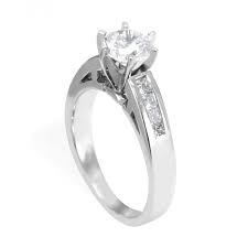Diamond wedding rings wedding ring bands wedding jewelry wedding accessories wedding engagement engagement rings do it yourself fashion to infinity and. A Simple Design Of An Engagement Ring In 14k White Gold With Princess Koko S Designs