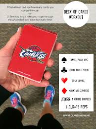 i am always looking for fun creative ways to spice up my personal and group fitness workouts using a deck of card deck of cards card workout at home workouts
