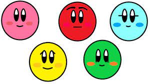 My version of Kirby, Keeby, Kaby, Korby, and Kaiby with different  eyelashes/eyebrows.(may be far gone) : r/Kirby