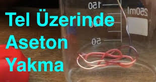 Aseton Nasil Yanar Cok Ilginc Deney Acetone Fire Experiment Aseton Videolar Firin