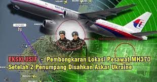 Pesawat penerbangan malaysia (mas) mh370 yang membawa 227 penumpang dan 12 orang anak kapal telah berlepas dari lapangan terbang klia dan dijadualkan akan sampai ke beijing pada pukul 6.30 pagi. Dajjal Dah Pun Keluar Pendedahan Misteri Lokasi Pesawat Mh370 Setelah 2 Penumpang Askar Ukraine Meletop Sensasi