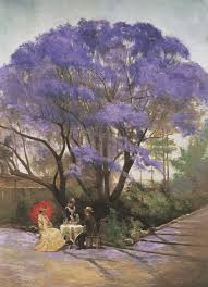 Under The Jacaranda 1000museums Gallery Of Modern Art Art Landscape Art