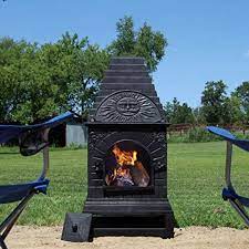 This sits on a bbq rack and can be used to roast meat, potatoes and vegetables Best Chiminea Pizza Ovens 2020 Countertop Pizza Oven Chiminea Cast Iron Fireplace Outdoor Fireplace
