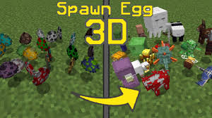 For an example, i have done it so you can make spawn eggs for life in survival mode. Spawn Egg 3d Resource Packs Minecraft Curseforge