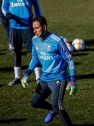 Keylor Navas Of Real Madrid During The Training Real Madrid At The Real Madrid Madrid Madrid Spain