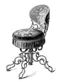 The first and second chairs are similar but not identical so i've included both. Antique Music Chairs Free Clip Art Images Clip Art Vintage Antiques Furniture Design Sketches