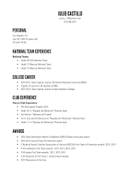 Julio Castillo Soccer Resume 7