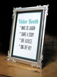 7 Fun Ideas For Your Wedding Wedding Video Booth Wedding Guest Book Unique Wedding Guest Book Sign