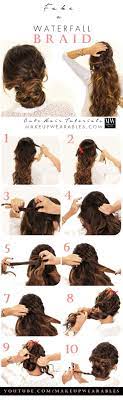 3 Minute Fake Waterfall Braid Tutorial 3 Easy Hairstyles Hair Styles Easy Braids Hair Tutorial
