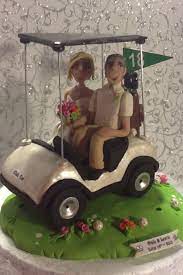 Pin By Leslie Flor On Wedding Golf Wedding Cake Golf Wedding Wedding Cake Toppers
