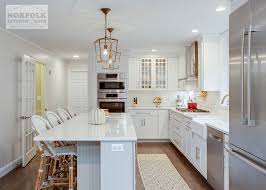 Find the biggest selection of kitchen islands & carts from design house at the lowest prices. White Shaker Kitchen With Gold Accents Norfolk Kitchen Bath
