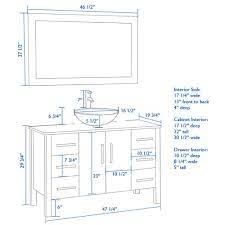 Shop for single sink bathroom vanities in bathroom vanities. 20 Bathroom Vanity Dimensions Magzhouse