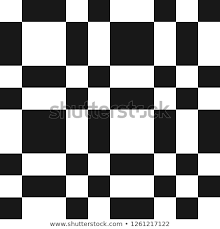 Black And White Squares Png Vector Black And White Checkered Geometric Seamless Pattern With Squares Seamless Patterns Monochrome Geometric
