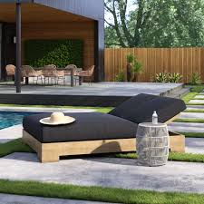 Here, you can find stylish double chaise outdoor chaise lounges that cost less than you thought possible. Brayden Studio Attwater 80 Long Reclining Double Chaise With Cushions Wayfair