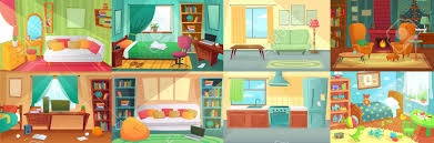 The best interior design books of 2021 (so far) may 13, 2021. Room Interior Bedroom Living Room Kitchen Kids Bedroom With Royalty Free Cliparts Vectors And Stock Illustration Image 153534907