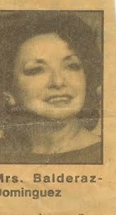 Mari De Los Angeles “Baby” Balderas Dominguez (1944-1994)