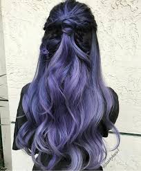 Black And Dark Lavender Hair Haircolorunique Hair Color Dark Silver Lavender Hair Hair Color Purple