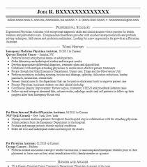 Resume templates and writing tips for physician assistants. Aesthetic Medicine Physician Assistant Resume Example Company Name Conifer Colorado