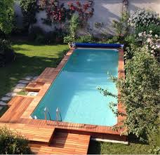 Above Ground Pool Constructed From Resin Products Have A Distinct Advantage Over Steel Or Light Weight Backyard Pool Landscaping Pool Landscaping Backyard Pool