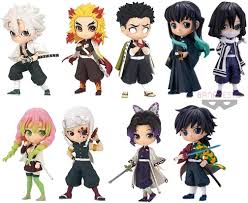 Q Posket Petit Demon Slayer: Kimetsu No Yaiba Kocho Shinobu, Uzui Tengen,  Muichiro Tokito Banpresto Deamon