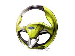 Ford Iosis Max Concept Steering Wheel Sketch Car Body Design Car Wheels Car Wheels Diy Car Interior Sketch