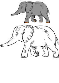 This elephant coloring page features one of these huge and intelligent creatures. Elephant Coloring Pages 145 Images The Largest Collection Print Or Download For Free Razukraski Com