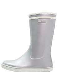 Aigle Retailers London Aigle Malouine Wellies Silver