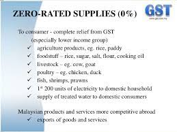 Exported services like architecture services related with land outside malaysia. The Implementation Of Goods And Service Tax Gst Malaysia