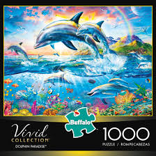 The dolphin emulator wiki needs your help! Buffalo Games Vivid Collection Dolphin Paradise 1000 Piece Jigsaw Puzzle Walmart Com Walmart Com