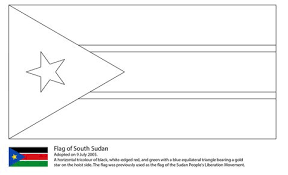 flag of south sudan coloring page free printable pages coloriage de saumon
