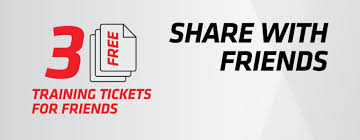 3 free training vouchers for friends in February - MyFitness LV