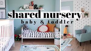 Baby Toddler Shared Bedroom Tour 2019 Shared Nursery Ad Youtube