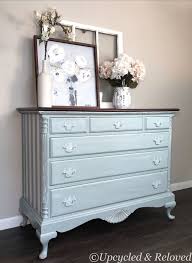 Queen Anne Dresser Bedroom Entry Piece Striped Furniture Etsy Blue Furniture Striped Furniture Blue Distressed Furniture