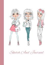 Here's an example and the result when viewed; Sketch Journal Large Plain Paper Sketchpad Notebook With Blank Paper To Draw On Lined Paper To Write On Fashion Sketch Pad For Drawing Journaling 8 5 X 11 Amazon Co Uk