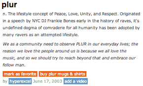 Plur Peace Love Unity Respect Urban Dictionary Edm Dictionary