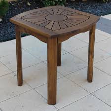 Shine Company Rectangle Outdoor End Table 19 In W X 24 In L Lowes Com Outdoor End Tables Patio Side Table Outdoor Patio Side Table
