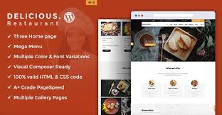 Delicious Table Booking Restaurant Wordpress Theme Breakfast Cafeteria Delivery Restaurant Wordpress Themes Wordpress Theme Restaurant Themes