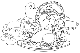 Printable Thanksgiving Coloring Pages Thanksgiving Coloring Pages Turkey Coloring Pages Food Coloring Pages