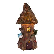 Weitere ideen zu haus, haus bauen, haus deko. Led Solarleuchte Baumstamm Haus Deko Licht Kaufland De