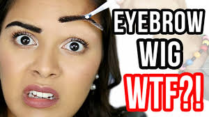 Wigs that go over your brows. Eyebrow Wigs Are An Under Hyped Option For Perfect Eyebrows Glamour