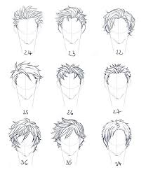 Hairstyles Male Drawing In 2020 Anime Drawings Tutorials Anime Drawings Sketches Drawings