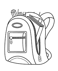 Color in this picture of a backpack and others with our library of online coloring pages. Pin By Koba Vashalomidze On Backpack Coloring Pages Coloring Pages Printable Coloring Pages My Little Pony Coloring